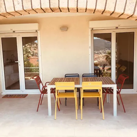 Bas Villa, Vue Mer, Centre Ville, Paradis, Calme アパート